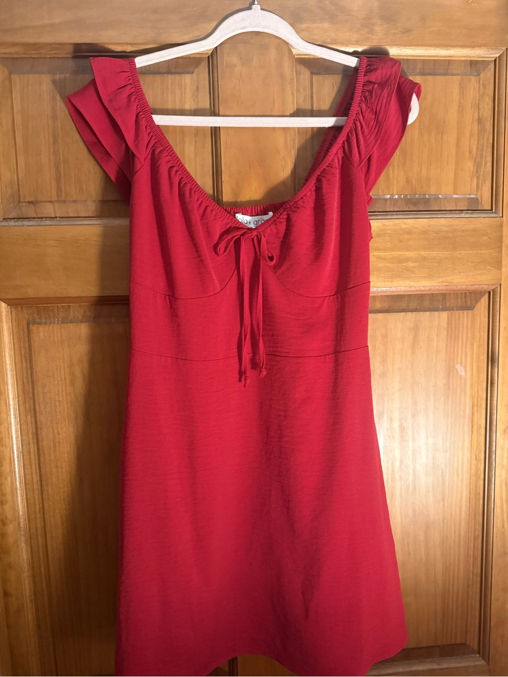 Lola Grace- Boutique Red Mini Dress